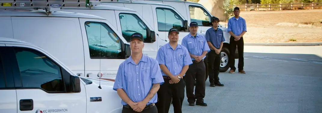 KIC Refrigeration crew ready for Mini Split Repair jobs across Yuba City